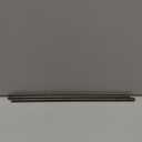 2Pcs 304 Stainless Steel Fully Threaded Rod, 3/8" -16 Thread Size, 12" Length, Right Hand Threads