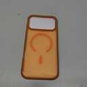 Miracase Magnetic for iPhone 17 Pro Max Case with Screen Protector [Compatible with MagSafe] Slim Thin Phone Case Military-Grade Protected for 17 ProMax Cover Bumper 6.9", Orange
