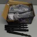 Solar Spot Lights Outdoor with 60 LED & Auto On/Off, 4 Pack Solar Lights Outdoor Waterproof IP68 with 3 Lighting Modes, 2-in-1 Solars Landscape Light for Outside, Garden, Yard(Cool White)