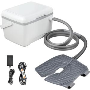 Cozion Cold Therapy Machine, 8L Large Ice Cryo Cuff, Flexible Freeze Kit Ice Therapy Machine for Knee, Fast Cooling Ice Cryotherapy Pad Fit Knee, Back, Leg, Shoulder, Hip, Reusable and Setting Time