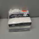Kingzak White Dinner 16.5"X15" Eight Fold 2-Ply Pack of 200 Napkin, 200 Count (39010)