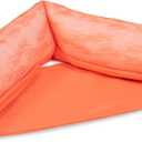 Big Joe Noodle Sling No Inflation Needed Pool Seat with Armrests, Peach Glow Double Sided Mesh, Quick Draining Fabric, 3 feet