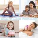 100PCS Elastic Hair Ties, Seamless Hair Band, Ponytail Holder No Crease Damage, Cotton Bands, Hair Scrunchies for Thick Thin Hair, Hair Accessories for Women Valentine's Day Gift (Multicolor)