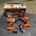 BLACK+DECKER 20V MAX Cordless Drill and Impact Driver, Power Tool Combo Kit with Battery and Charger