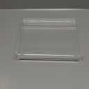 Huang Acrylic Clear Acrylic Catch All Box with Hinge Lid | 7.25"x9" Large Multipurpose Storage Box for Keepsakes, Jewelry, Trinkets