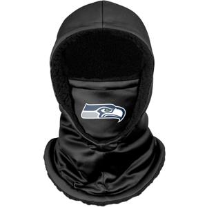 NFL Team Logo Black Hooded Gaiter Balaclava Face Cover (One Size)