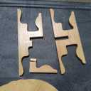 Portable Picnic Table, Wooden Foldable Table, for Camping, Beach, Park