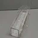 Socks Underwear Wall Mount Drawer Organizer, Switchable 6 Cell Drawer Acrylic Organizers Self-Adhesive Anti Dust Storage Boxes for Clothes Socks Lingerie Underwear Ties (Ivory white)