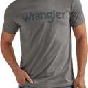 Wrangler Men's Short Sleeve Graphic T-Shirt (XX-Large), Graphite Heather