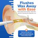 EarClear Rx Complete Ear Wax Removal & Cleaning Kit Safe, Gentle, Doctor-Recommended Ear Cleaning & Ear Wax Removal Kit for Adults & Kids Includes Bottle Washer, Basin & 20 Rigid & Flexible Tips