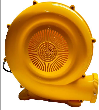 Intertek 650W Yellow Air Blower for Inflatable Bounce House, Water Slide, Jumping Castle, Inflatable Screen and Inflatable Tent, Dual Use for Yard Leaf Blowing