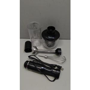 G.a HOMEFAVOR Handheld Corded Hand Blenders Set: 1000W Trigger Variable Speed 5 in 1 Stick Blenders with Stainless Steel Blade, Mixing Beaker, Whisk, Milk Frother for Soup, Baby Food, Smoothies