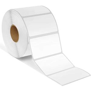 Spartan Industrial - 2.25" X 1.25 Direct Thermal Labels, Perforated Barcode Address Labels, Compatible with Rollo & Zebra Desktop Printers - 10 Rolls, 1000/Roll
