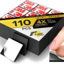 Hyper-Sticky Magnets with Adhesive Backing - Strong Magnetic Squares for Whiteboard, Fridge, Crafts -Easy to Cut Stickers for Planning and Organization 40 PACK