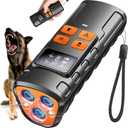 Dog Bark Deterrent DevicesUpgraded Smart Display,3X Ultrasonic Pet Gentle Anti Barking Device for Dogs,Stop Neighbors Dogs from Barking,Indoor Outdoor Bark Control for Dog Training