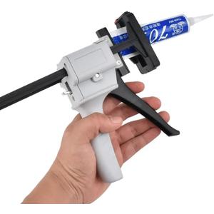 Toothpaste Tube Squeezing Machine Dispenser - 704 Silicone Manual Glue Gun for Aluminum Tube - Universal Extruder Labor-saving Tool