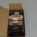 TOCESS Large Hair Claw Clips for Women Girls, 8PK Neutral Matte Jumbo Square Hair Clips for Thick, Thin, Long, Short, Curly Hair, Big Jaw Clip Set for Daily Use (Assorted C.Black, Brown, Beige, Khaki)