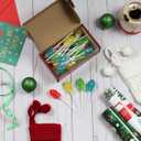 Christmas 3D Light Bulb Suckers - Holiday Lollipops Individually Wrapped (12) - Christmas Candy - Candy Stocking Stuffers - Candy Bags - Xmas Party Favors