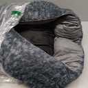 INVENHO Large Dog Bed for Large Medium Small Dogs, Rectangle Washable Orthopedic Dog Bed, Soft Calming Sleeping Puppy Bed Durable Pet Cuddler with Anti-Slip Bottom L(30"x24"x9") (Grey)