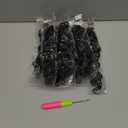 XTREND 10 Inch Gogo Curl Crochet Hair 8 Packs Pre-looped Ocean Wave Synthetic Braiding Hair for Women (16Strands/pack 1B#)