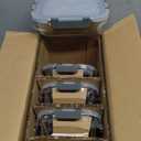 VERONES 10 Pack Glass Meal Prep Containers, Airtight Glass Lunch Containers, Stackable Glass Food Storage Containers Set with Lids,Exclusive of BPA,for Microwave, Oven, Freezer & Dishwasher,Grey