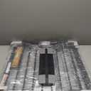 WAOWAO Triple Lock Baby Gate Extra Wide 72.04-76.77" Pressure Mounted Walk Through Swing Auto Close Safety Black Metal Dog Pet Puppy Cat for Stairs,Doorways,Kitchen