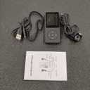 MP3 Player with Bluetooth and Speaker, 32GB MP3 Music Player, Up to 128GB Storage Extension, Portable and Multifunctional MP3 Players with FM Radio, Inlcuding Earphones, Supports Shuffle Playing (Black)