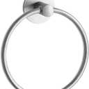Besteffie Adhesive Towel Ring Wall Mount Hand Towel Ring Self Adhesive Towel Hanger Premium SUS304 Stainless Steel Rustproof Brushed Nickel, Kitchen, Bathroom Hand Towel Holder