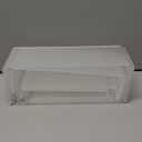 8 Pcs Large Acrylic Display Risers, 12" Large Risers Display Stands, 0.19" Thick Clear Risers Display Stands Large, Clear Rectangular Display Shelf for Showcase, Collectibles, Cupcake, Dessert