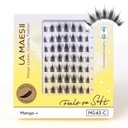 LA MAESII Lash Clusters, 56Pcs Manga Eyelash Clusters, Eyelash Extensions with Super Soft Cluster Lashes Reusable 10-14mm Individual Lashes(MG43-C)