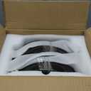 MALACASA Small Casserole Baking Dishes for Oven, Ceramic Oval Baking Dish Sets of 4, 8" x 5" Inch Au Gratin Baking Pans with Handles for Roasting, Lasagna, Pie, Baking Meat & Vegetables, Matte Black