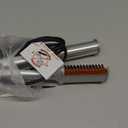 2 in1 Hair Curler Straighter Rotating Iron, Curling Iron Wand for Hair Curling and Straitening, Dry and Wet Styling Tool, Travel for Girls Women (Gold1)