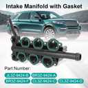 Engine Intake Manifold with Gaskets Compatible with Ford Explorer 3.3 2020-2023, F150 3.3 3.5 3.7 2011-2023, Mustang 3.7 2011-2017, Transit 3.5 3.7 2015-2024# JL3Z-9424-B