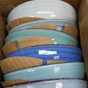 Vancasso Bonita 27 Oz Cereal Bowls Set of 6, Blue Ceramic Bowls for Kitchen, 6 Inch Soup Bowls, Dishwasher & Microwave Safe (Cool Color)