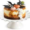 Small Cake Stand for Cupcakes, Donuts, 8 Inch Porcelain Cake Stand for Dessert Table, Vintage Cupcake Platter for Tea Party Decorations, Mini Dessert Display Stand - for 6" Cakes