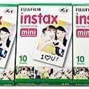Fujifilm Instax Mini Instant Film, 10 Sheets x 5 Packs (Total 50 Shoots)