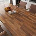 Butcher Block Contact Paper for Cabinets and Drawers 17.7"236" Dark Brown Wood Grain Contact Paper Peel and Stick Wallpaper Self Adhesive Faux Wood Grain Wallpaper for Kitchen Bedroom Shelf