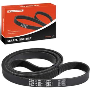 A-Premium 94.19 In Serpentine Belt For Chevrolet, Mercedes-Benz, Ford, Buick, Cadillac, Chrysler, Oldsmobile & Pontiac Cars - Camaro 1995, C230 2008, C240, C250, E-150 Econoline
