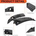 ECOTRIC Windshield Wiper Cowl Cover Panel Compatible with 2004-2008 Ford F150 2006-2007 Lincoln Mark LT Outer Window Wiper Cowl Grille Replacement for 4L3Z-15022A69-AA & 4L3Z-15022A68-BA