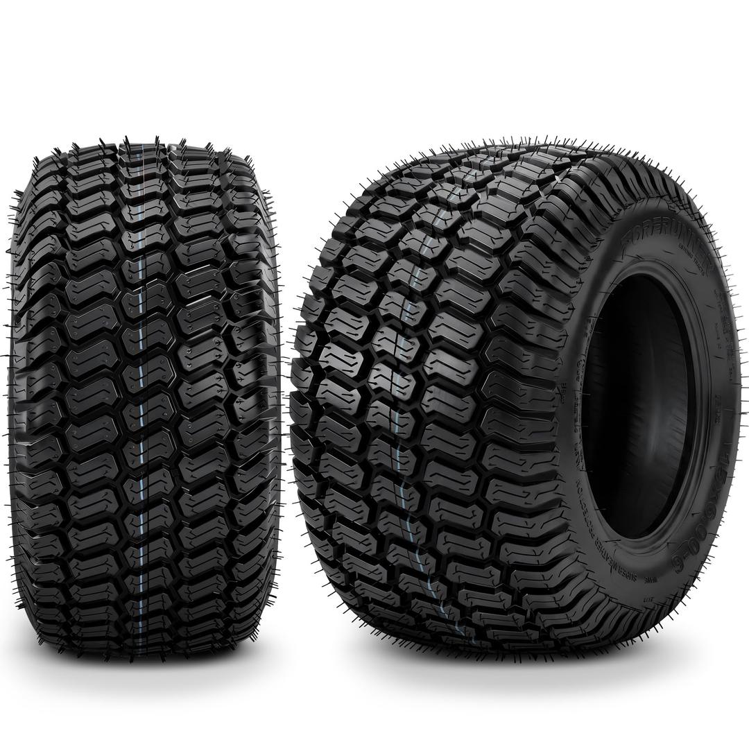 YINTATECH 20x8-8 Lawn Mower Tires Set of 2, 4Ply Tubeless Tires for Lawn