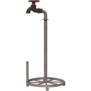 Creative Co-Op Rustic Metal Faucet Paper Towel Holder