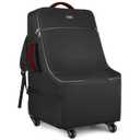 YOREPEK Car Seat Travel Bag with 4 Spinner Wheels & Stable Base