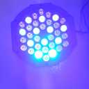 Litake DJ Par Lights, RGB 36 LED Stage Lights Sound Activated,Remote & DMX Controlled LED Uplights,7 Modes Uplighting for Dance Party Church Wedding Birthday Holiday Music Show-2 Pack