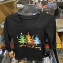 Merry Christmas Tree Sweatshirt Funny Holiday Tree Hoodie for Christmas Small