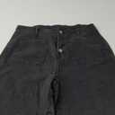 Sidefeel Women's Wide Leg Jeans High Waisted Zimbaplatinum Stretchy Straight Leg Jeans Buttoned Loose Denim Pants with Pocket, Black, 14 Short