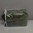 MIULEE Velvet Curtains 120 inches - Luxury Blackout Curtains for Bedroom Living Room Thermal Insulated Super Soft Window Drapes Rod Pocket & Back Tab, Olive Green, W52 x L120 inches, 2 Panels