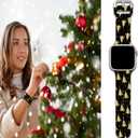 Christmas Fall Thanksgiving Band Compatible Apple Watch Winter Print Soft Strap 3 packs Women 38mm 40mm 41mm 42mm 44mm 45mm 46mm 49mm.Jullstar Holiday Seasonal Xmas Snowflake Elf Gnomes Santa Snowman Wristband for series 10 9 8 7 6 5 4 3 2 1 Ultra 2 1