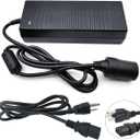 AC to DC Converter,120W 120V/110V to 12V/10A Cigarette Lighter Adapter,AC/DC Power Adapter for Car Refrigerator,Inflator, Car Vacuum Cleaner and Other Car Devices(3Pin)