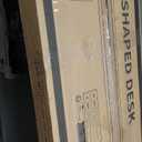 CubiCubi L Shaped Desk, 40" Computer Desk with Reversible Storage Shelves Home Office Corner Desk Study Writing Gaming Table, Brown