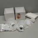 TSRETE Double Wearable Breast Pump, Electric Hands-Free Breast Pumps with 2 Modes, 9 Levels, LCD Display, Memory Function Rechargeable with Massage and Pumping Mode 24mm Flange-Green